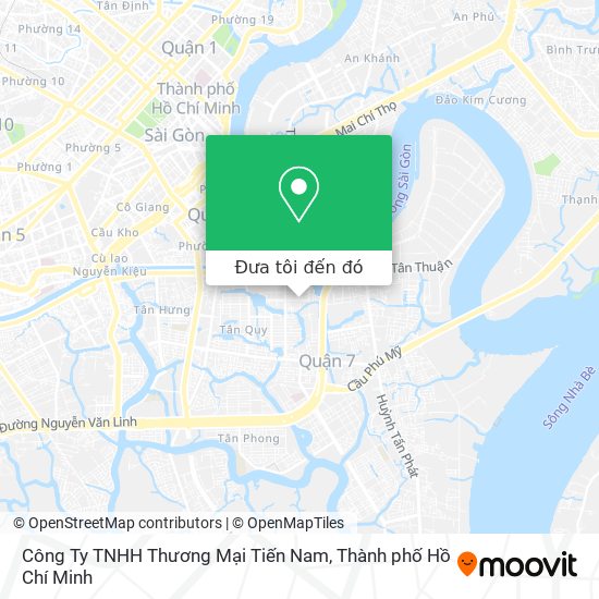 Bản đồ Công Ty TNHH Thương Mại Tiến Nam