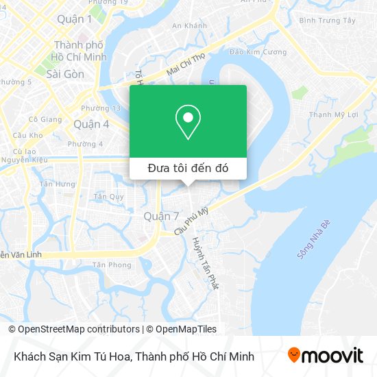 Bản đồ Khách Sạn Kim Tú Hoa