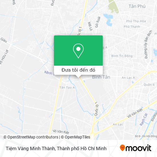 Bản đồ Tiệm Vàng Minh Thành