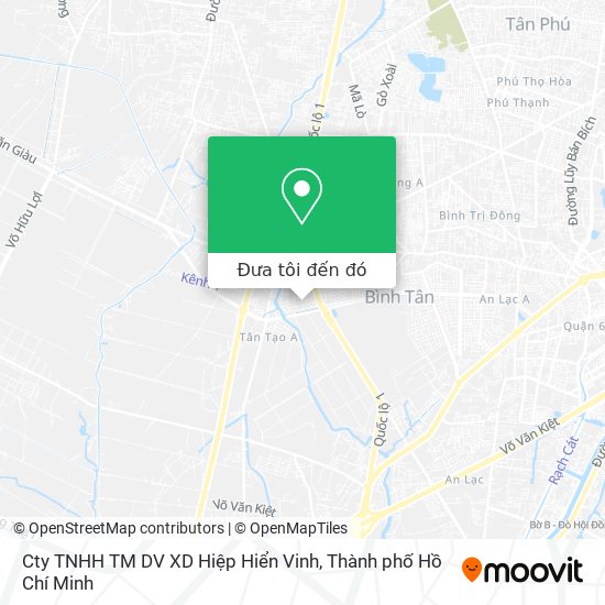 Bản đồ Cty TNHH TM DV XD Hiệp Hiển Vinh
