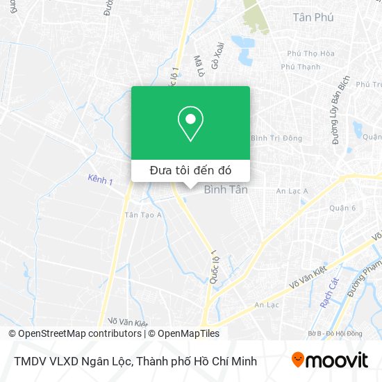 Bản đồ TMDV VLXD Ngân Lộc