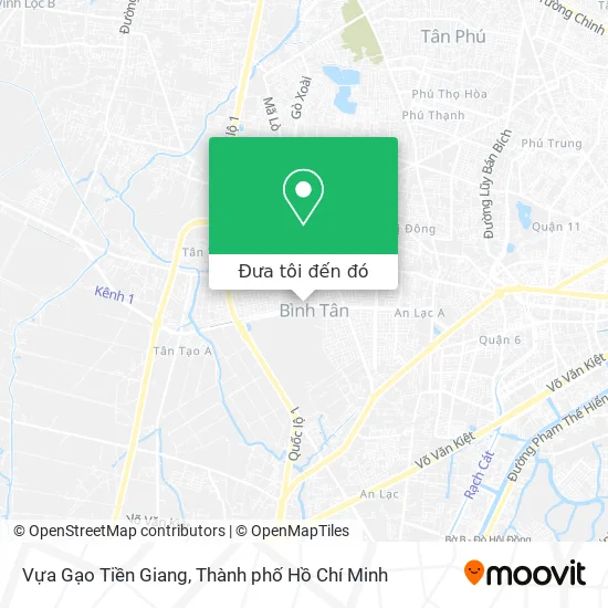 Bản đồ Vựa Gạo Tiền Giang