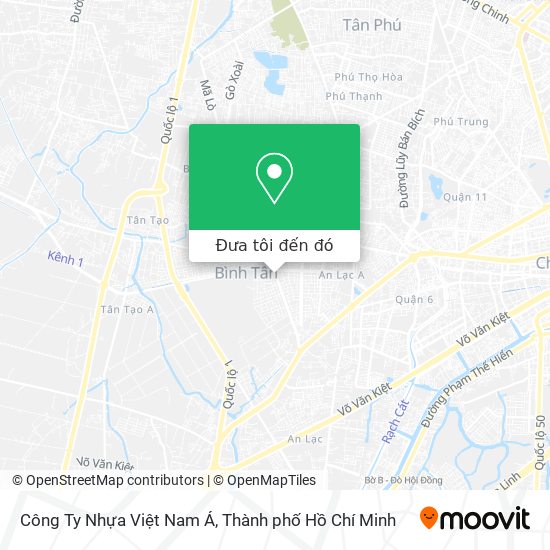 Bản đồ Công Ty Nhựa Việt Nam Á