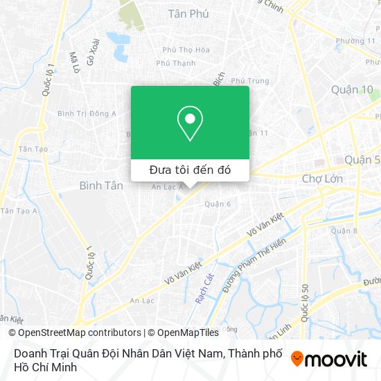 Bản đồ Doanh Trại Quân Đội Nhân Dân Việt Nam