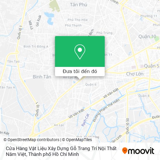 Bản đồ Cửa Hàng Vật Liệu Xây Dựng Gỗ Trang Trí Nội Thất Năm Việt