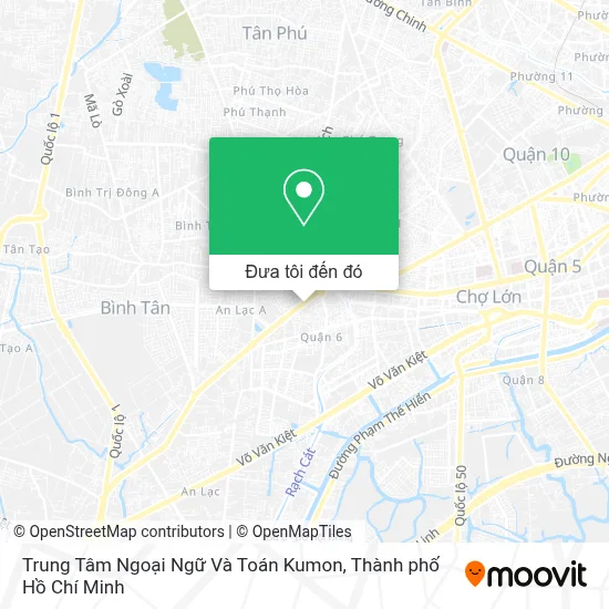 Bản đồ Trung Tâm Ngoại Ngữ Và Toán Kumon