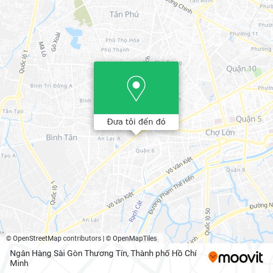 Bản đồ Ngân Hàng Sài Gòn Thương Tín