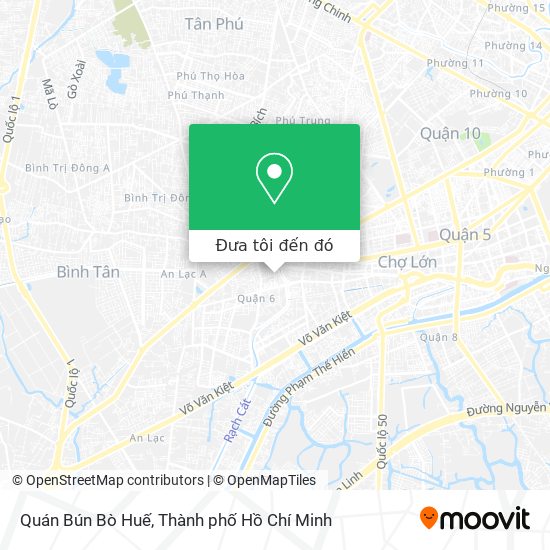 Bản đồ Quán Bún Bò Huế