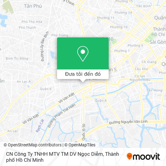 Bản đồ CN Công Ty TNHH MTV TM DV Ngọc Diễm