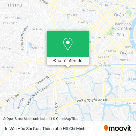 Bản đồ In Văn Hóa Sài Gòn