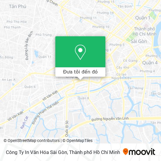 Bản đồ Công Ty In Văn Hóa Sài Gòn