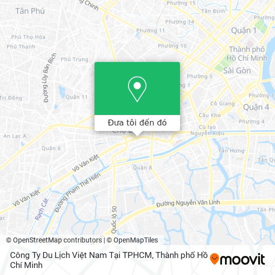 Bản đồ Công Ty Du Lịch Việt Nam Tại TPHCM