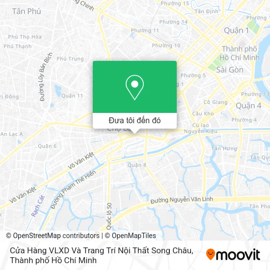 Bản đồ Cửa Hàng VLXD Và Trang Trí Nội Thất Song Châu