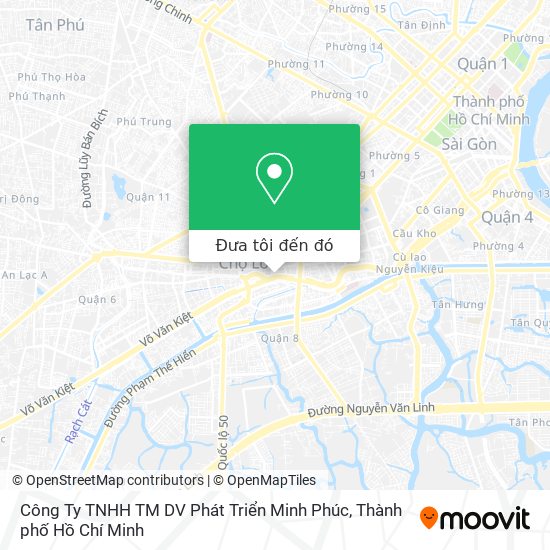 Bản đồ Công Ty TNHH TM DV Phát Triển Minh Phúc