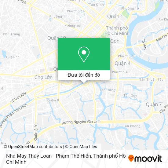 Bản đồ Nhà May Thúy Loan - Phạm Thế Hiển