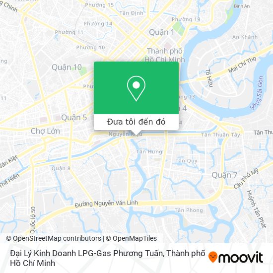 Bản đồ Đại Lý Kinh Doanh LPG-Gas Phương Tuấn