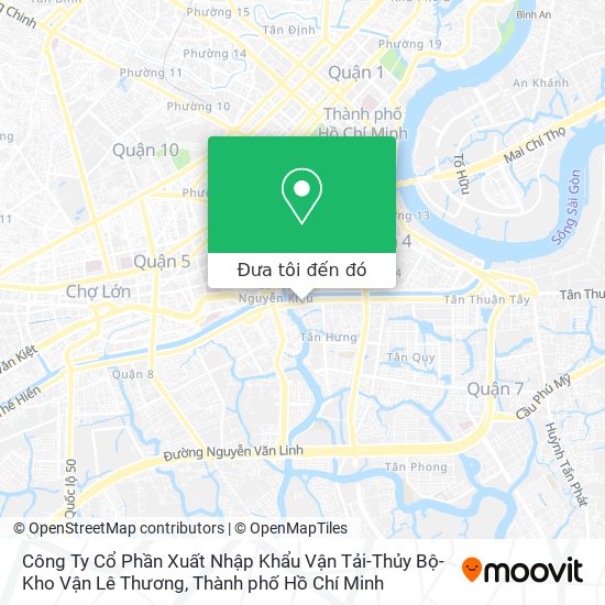 Bản đồ Công Ty Cổ Phần Xuất Nhập Khẩu Vận Tải-Thủy Bộ-Kho Vận Lê Thương