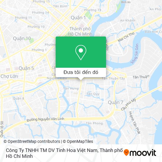 Bản đồ Công Ty TNHH TM DV Tinh Hoa Việt Nam