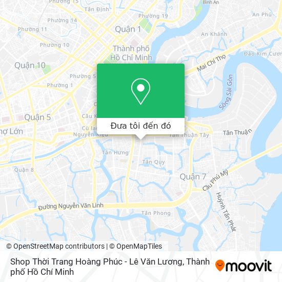 Bản đồ Shop Thời Trang Hoàng Phúc - Lê Văn Lương
