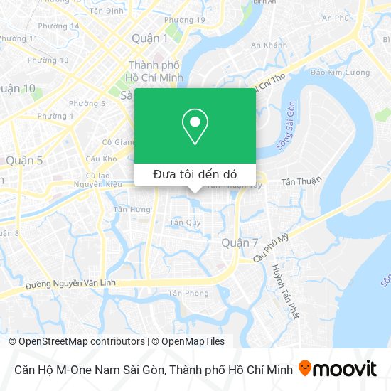 Bản đồ Căn Hộ M-One Nam Sài Gòn
