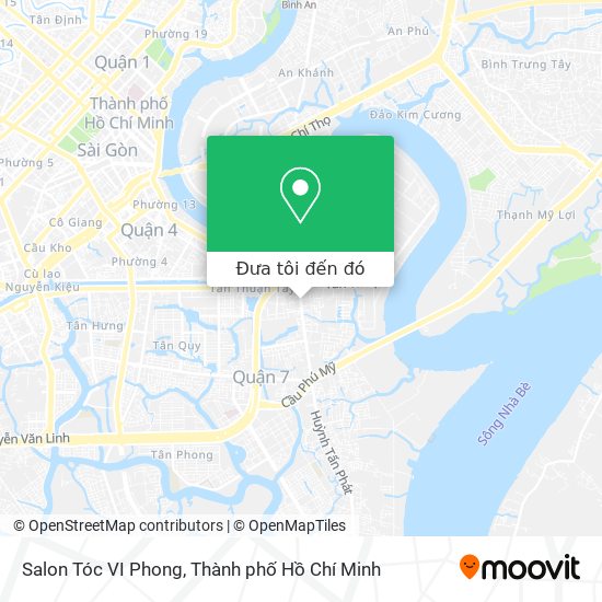 Bản đồ Salon Tóc VI Phong