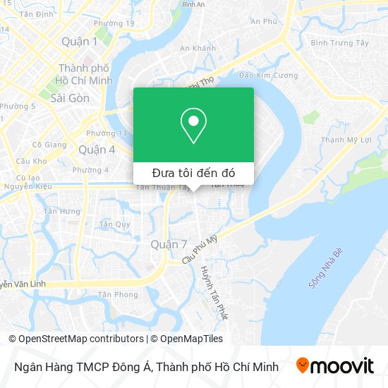 Bản đồ Ngân Hàng TMCP Đông Á