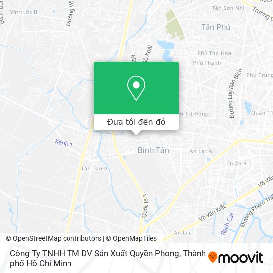 Bản đồ Công Ty TNHH TM DV Sản Xuất Quyền Phong