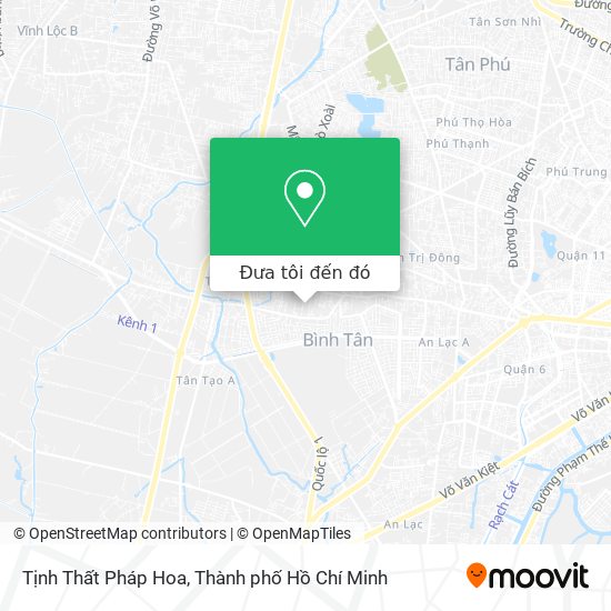 Bản đồ Tịnh Thất Pháp Hoa