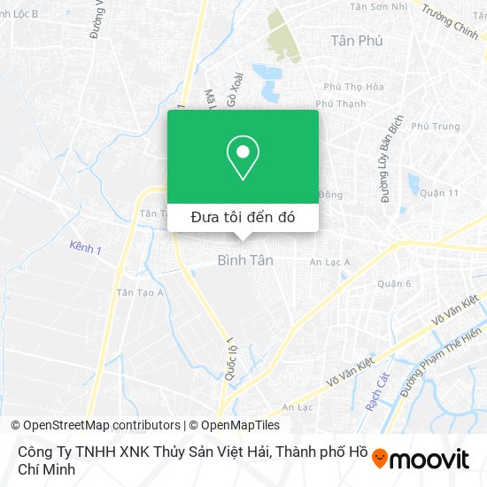 Bản đồ Công Ty TNHH XNK Thủy Sản Việt Hải