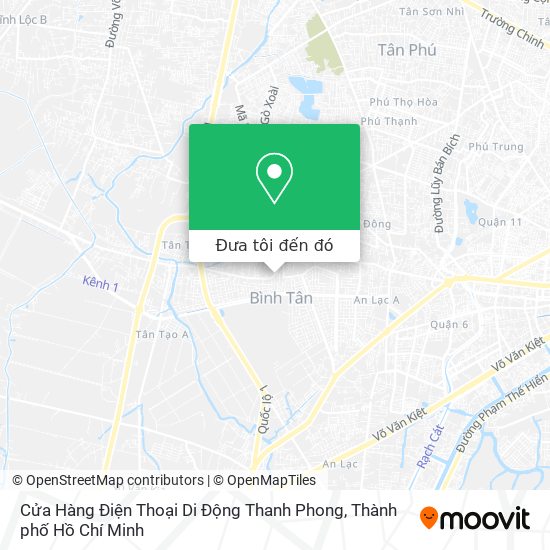 Bản đồ Cửa Hàng Điện Thoại Di Động Thanh Phong