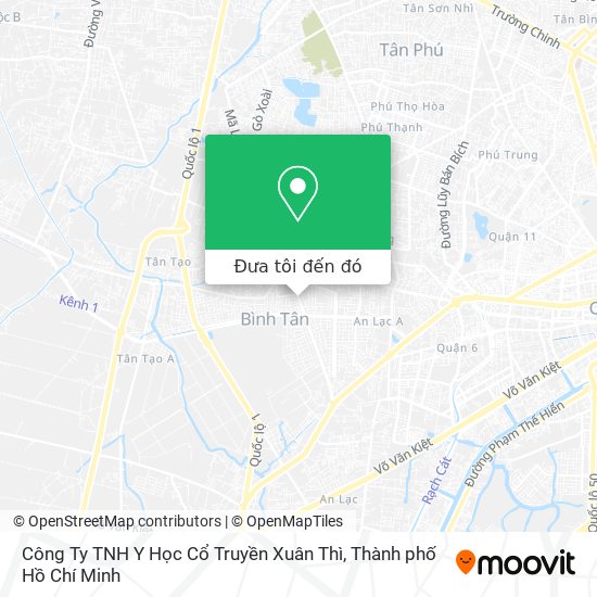 Bản đồ Công Ty TNH Y Học Cổ Truyền Xuân Thì