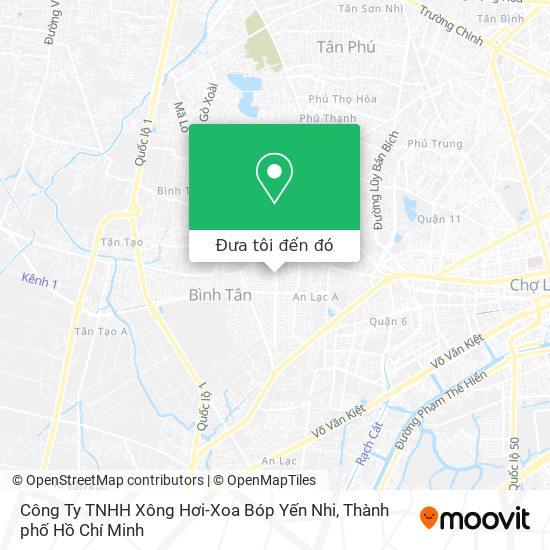 Bản đồ Công Ty TNHH Xông Hơi-Xoa Bóp Yến Nhi