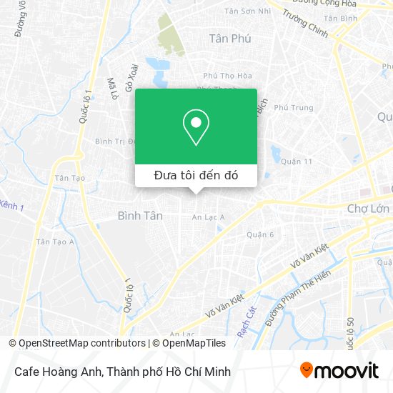 Bản đồ Cafe Hoàng Anh