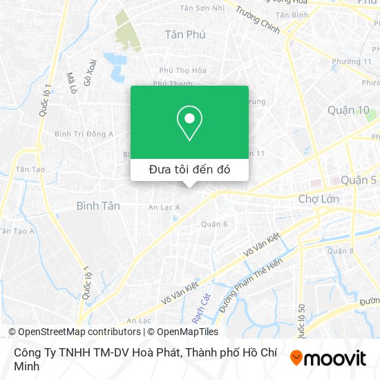 Bản đồ Công Ty TNHH TM-DV Hoà Phát