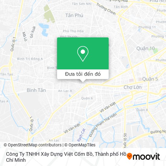 Bản đồ Công Ty TNHH Xây Dựng Việt Cốm Bồ