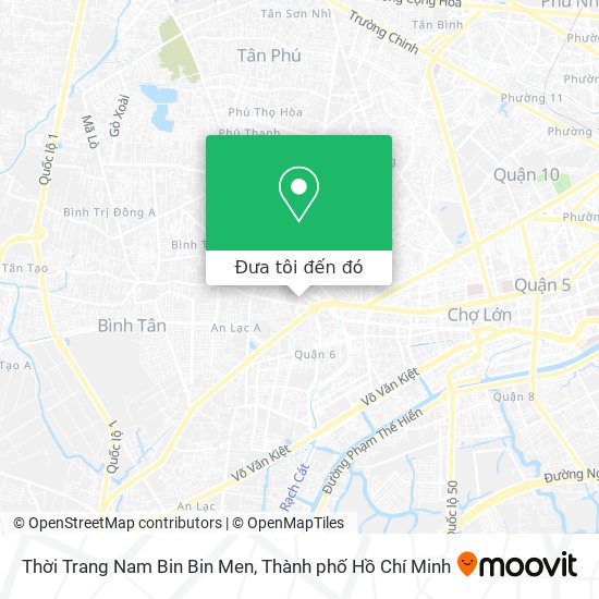Bản đồ Thời Trang Nam Bin Bin Men