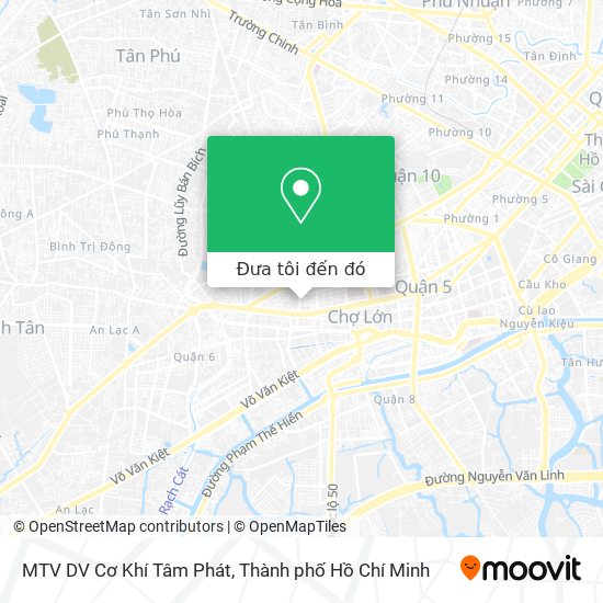 Bản đồ MTV DV Cơ Khí Tâm Phát