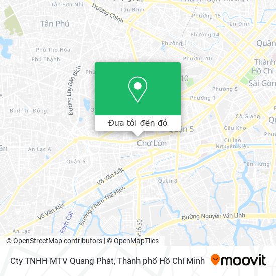 Bản đồ Cty TNHH MTV Quang Phát