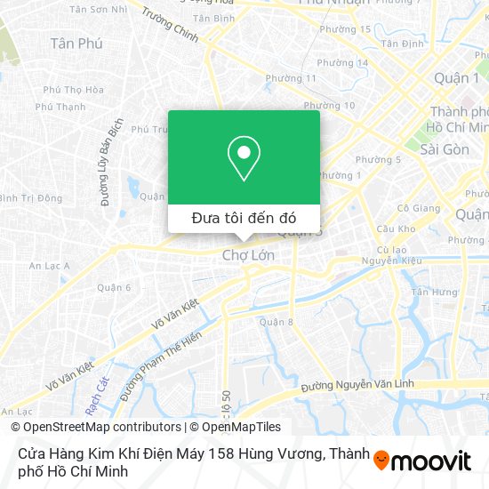 Bản đồ Cửa Hàng Kim Khí Điện Máy 158 Hùng Vương