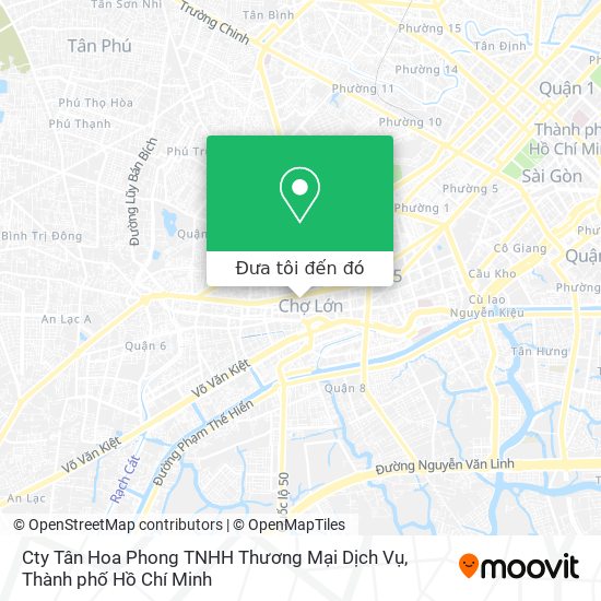 Bản đồ Cty Tân Hoa Phong TNHH Thương Mại Dịch Vụ