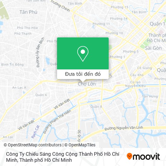 Bản đồ Công Ty Chiếu Sáng Công Cộng Thành Phố Hồ Chí Minh