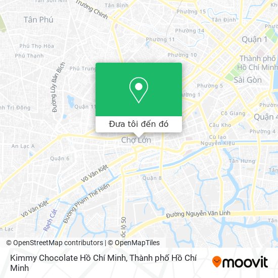 Bản đồ Kimmy Chocolate Hồ Chí Minh