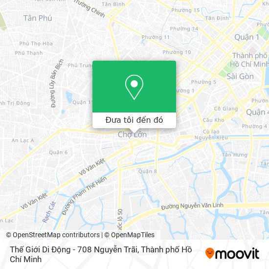 Bản đồ Thế Giới Di Động - 708 Nguyễn Trãi