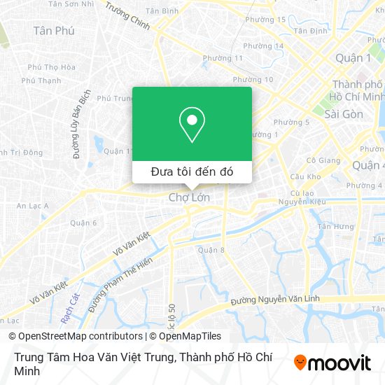 Bản đồ Trung Tâm Hoa Văn Việt Trung