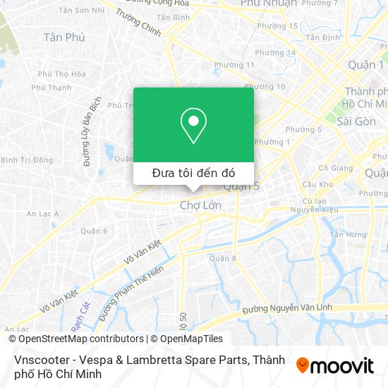 Bản đồ Vnscooter - Vespa & Lambretta Spare Parts