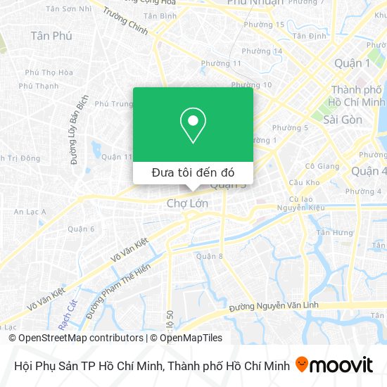 Bản đồ Hội Phụ Sản TP Hồ Chí Minh