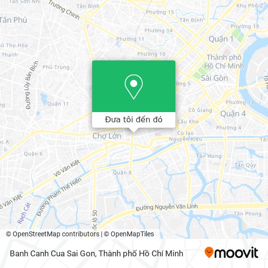 Bản đồ Banh Canh Cua Sai Gon