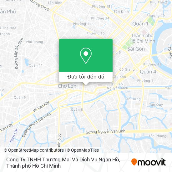 Bản đồ Công Ty TNHH Thương Mại Và Dịch Vụ Ngân Hồ