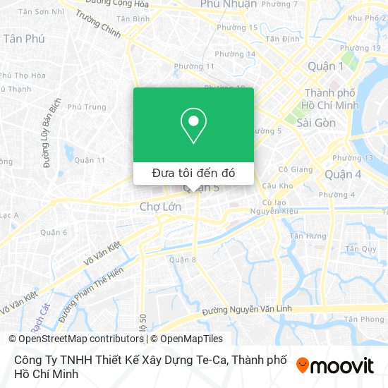 Bản đồ Công Ty TNHH Thiết Kế Xây Dựng Te-Ca
