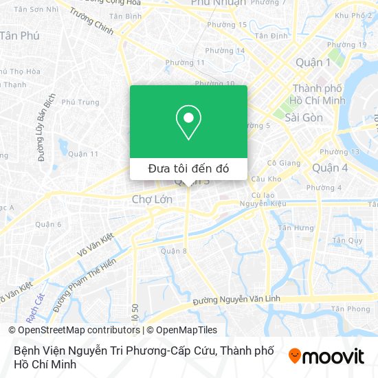 Bản đồ Bệnh Viện Nguyễn Tri Phương-Cấp Cứu